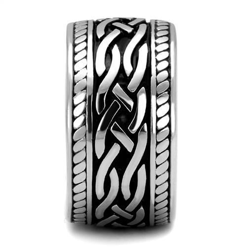 Men clean Stainless Steel ring