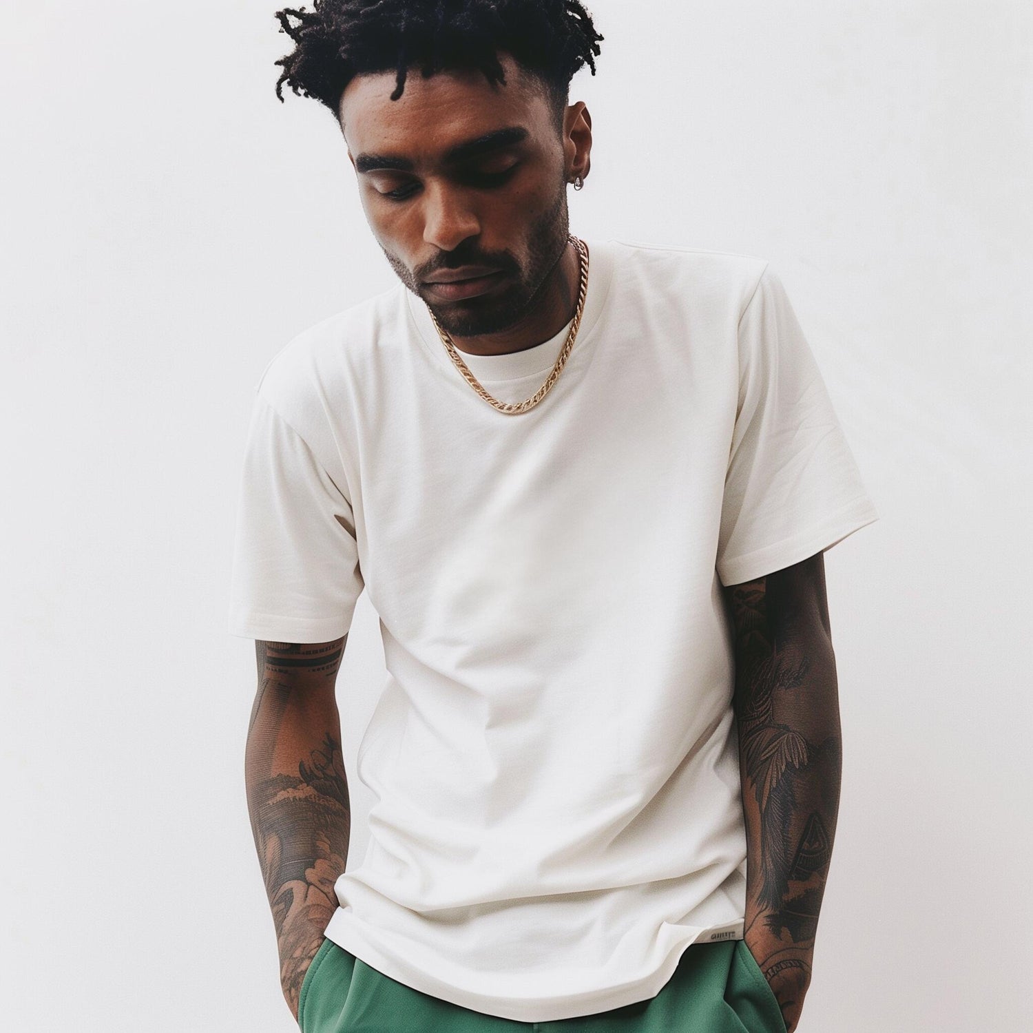 Plain white tee smooth x clean 